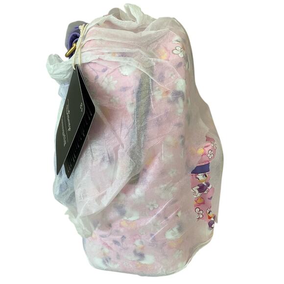 Loungefly Disney Daisy Duck Flower Mini Pink Purple Backpack NWT - Picture 9 of 15